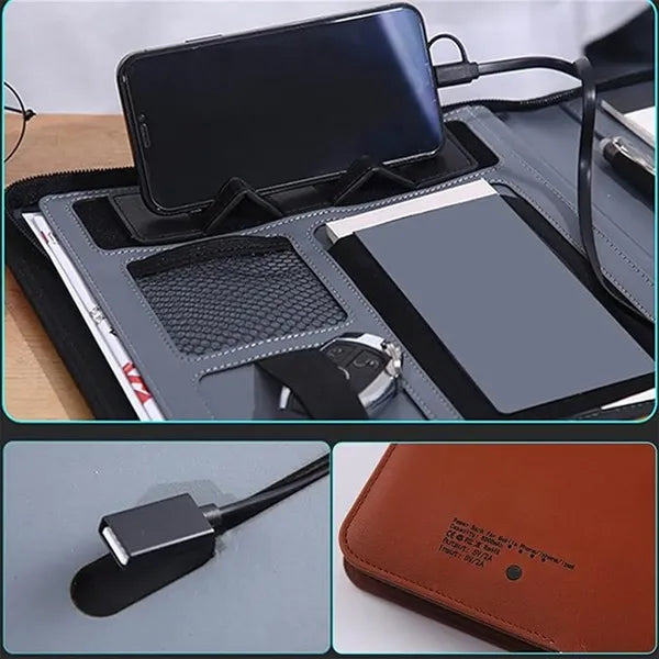 Multifunctional Wireless Charging Organizer Holder Flipbook