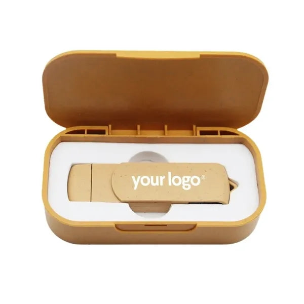 Eco-Wheat USB Flash Drive Set