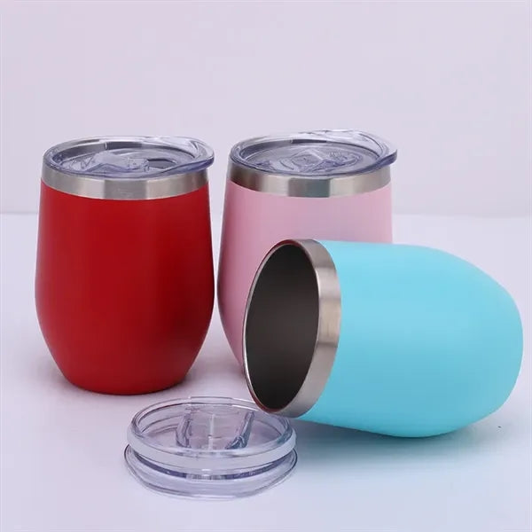 12oz Stainless Steels Eggshell Coffee Cup