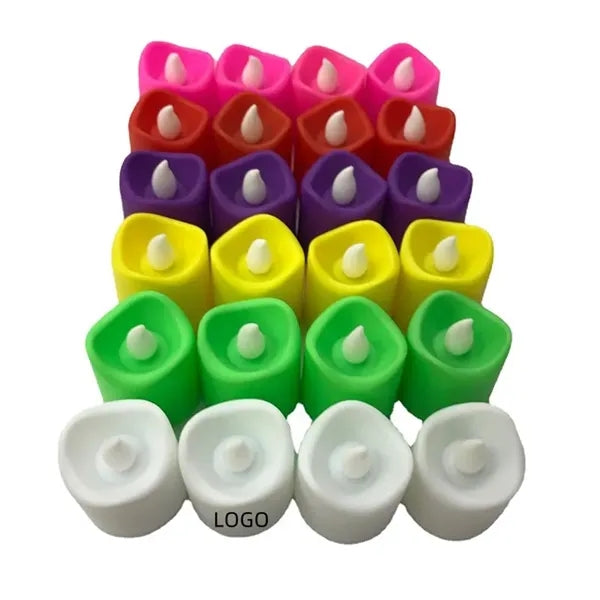 Multi Color Flameless LED Votive Candles Battery Operated