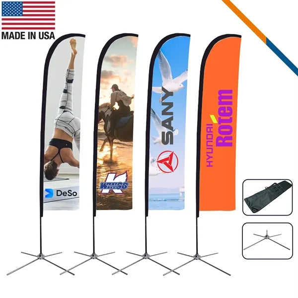 13' Telen Single-Sided Straight Flag