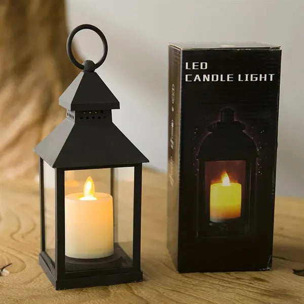 Vintage Flameless LED Candle Light Hanging Garden Lantern