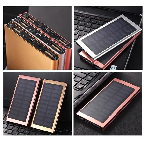 4000mAh Solar Panel Charger Battery Backup Power Bank