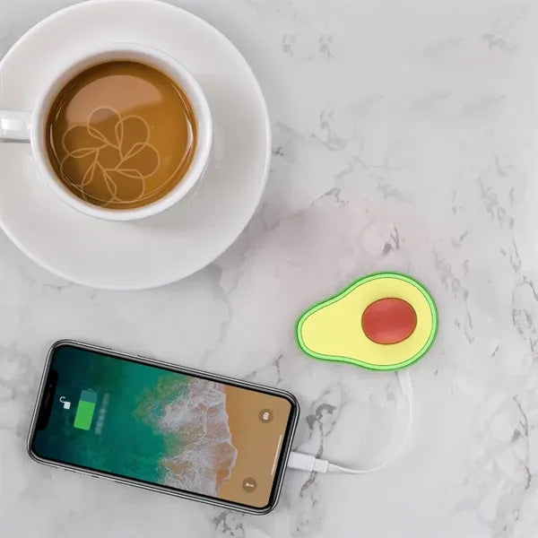 2600mAh Avocado Power Bank Charger External Battery Pack
