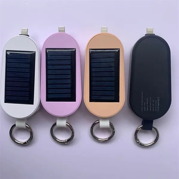 3000mAh Solar Iwatch Wireless Portable Charger Power Bank