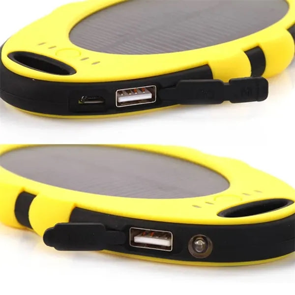 5000mAh Solar Panel Power Bank Battery Backup Charger