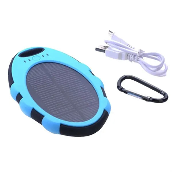 5000mAh Solar Panel Power Bank Battery Backup Charger