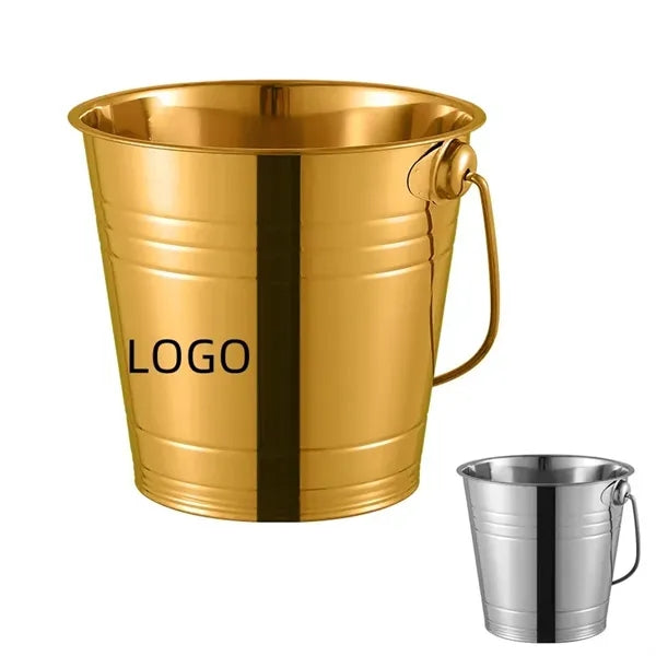 3L Large Calibre Stainless Steel Ice Bucket With Handle