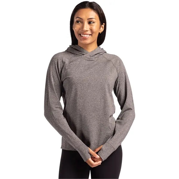 Cutter & Buck Adapt Recycled Soft Knit Stretch Womens Hoo...