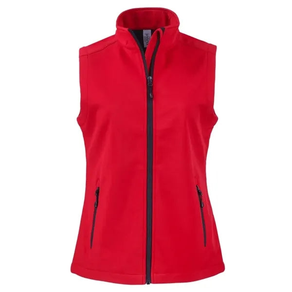 Clique Tempo Recycled Stretch Softshell Womens Full Zip Vest