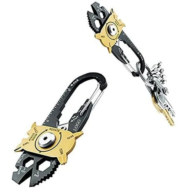 20 In 1 Stainless Steel Screwdriver Wrench Opener Keychain
