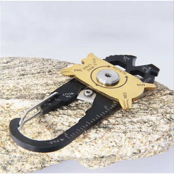 20 In 1 Stainless Steel Screwdriver Wrench Opener Keychain