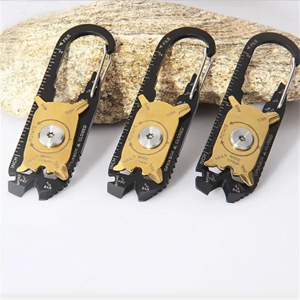 20 In 1 Stainless Steel Screwdriver Wrench Opener Keychain