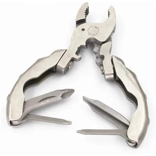 Multifunction 9 In 1 Keychain Plier Screwdriver Pocket Tools