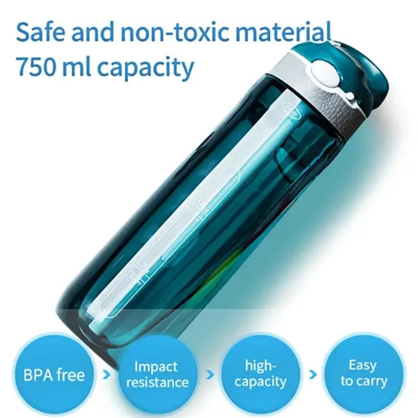25oz Outdoor Emergency Survival Water Filter Straw Bottle