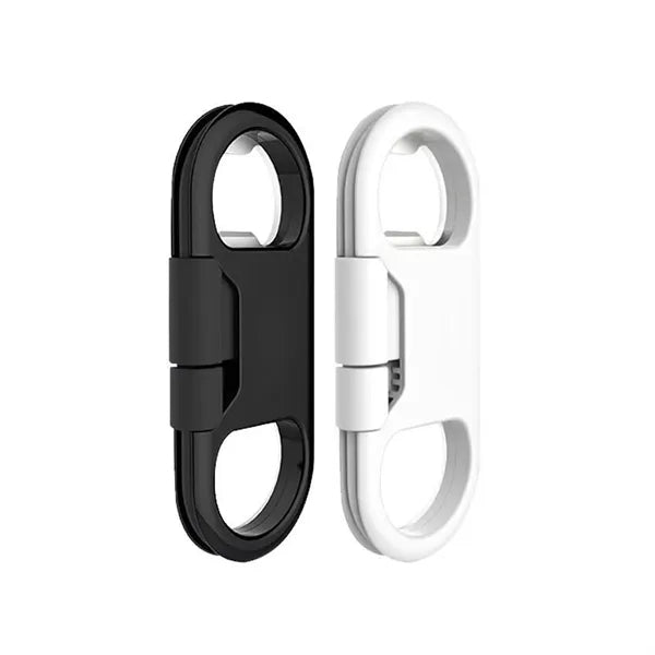 Bottle Opener Keychain with Charging Cable