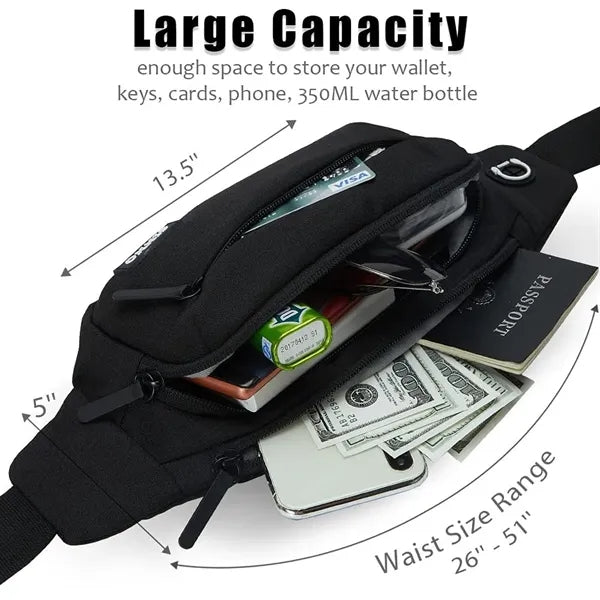 Crossbody Fanny Pack ,Waist Bag Carrying Case