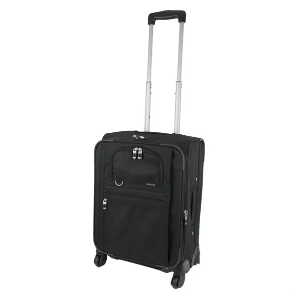 Expandable Carry-On Luggage w/ 360 Swivel Wheels