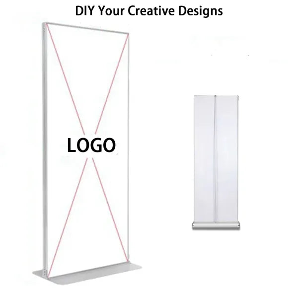 Outdoor portable aluminum alloy advertising display stand