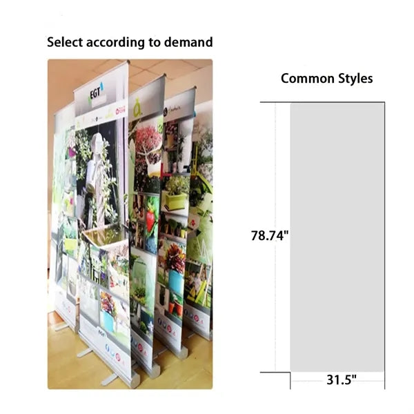 Outdoor portable aluminum alloy advertising display stand