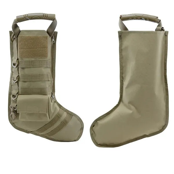 Tactical Lightweight Christmas Socks Bag with Custom Logo