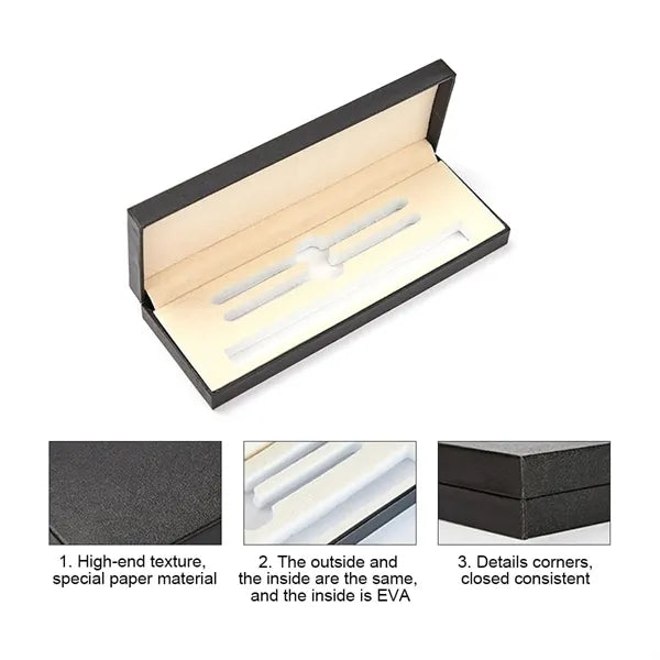 Metal Black Fountain Pen With Gift Box