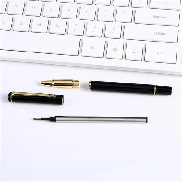 Metal Black Fountain Pen With Gift Box