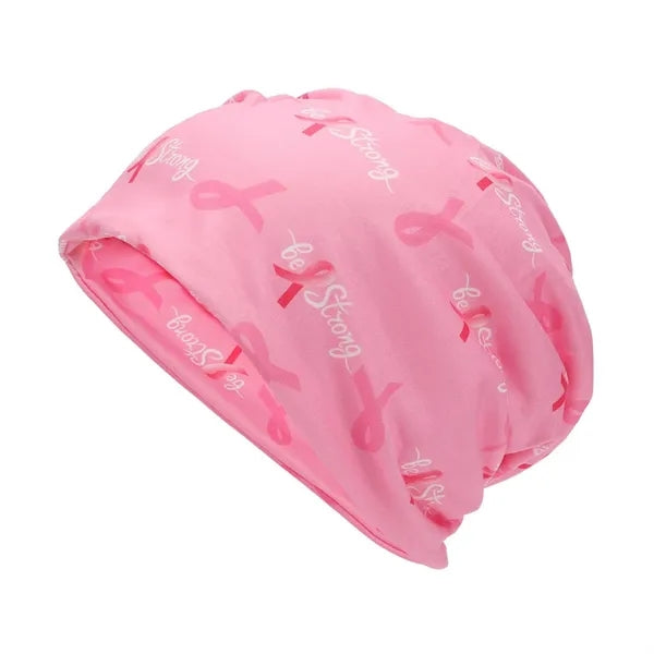 Breast Cancer Slouchy Beanie Hats