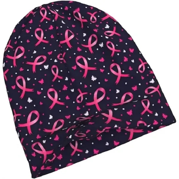 Breast Cancer Slouchy Beanie Hats