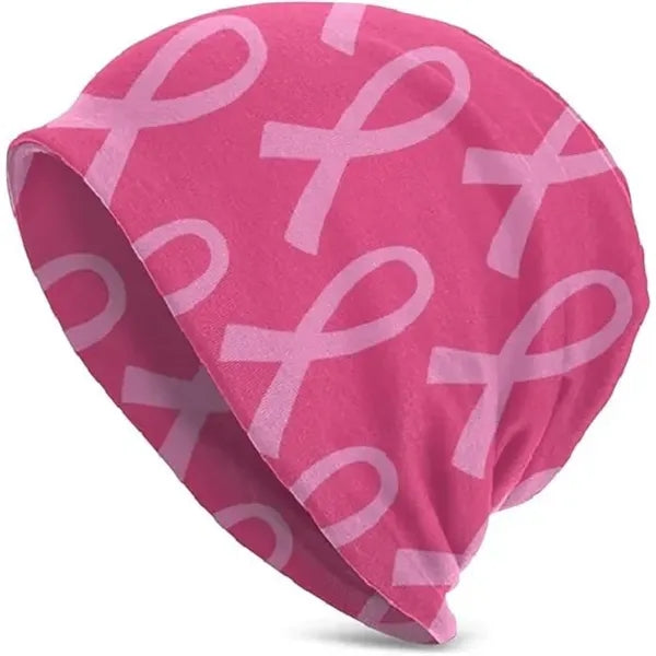Breast Cancer Slouchy Beanie Hats