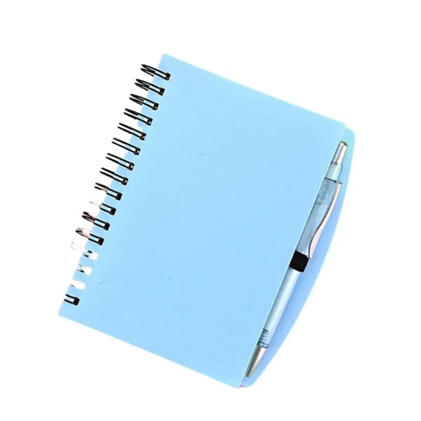 Pink Ribbon Spiral Notebook with Pen