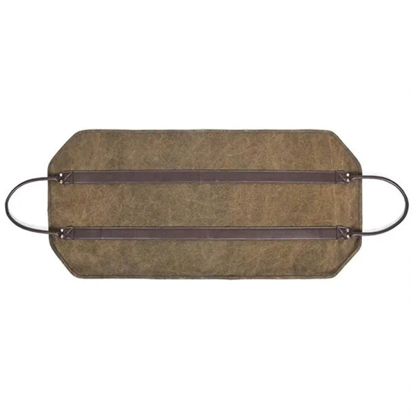 Durable Canvas Firewood Carrying Bag Customizable