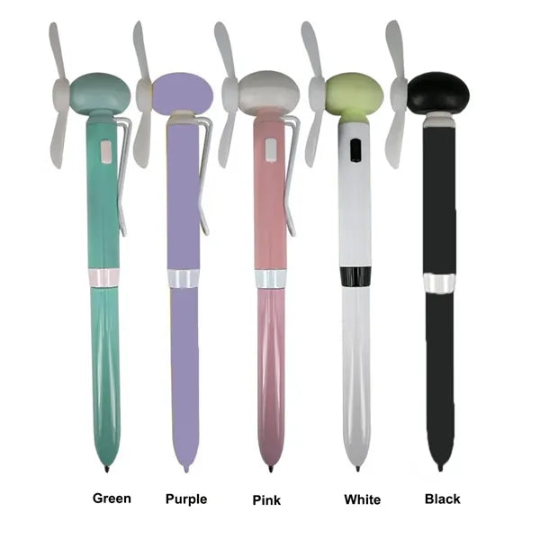2-in-1 Ballpoint Pen with Mini Fan