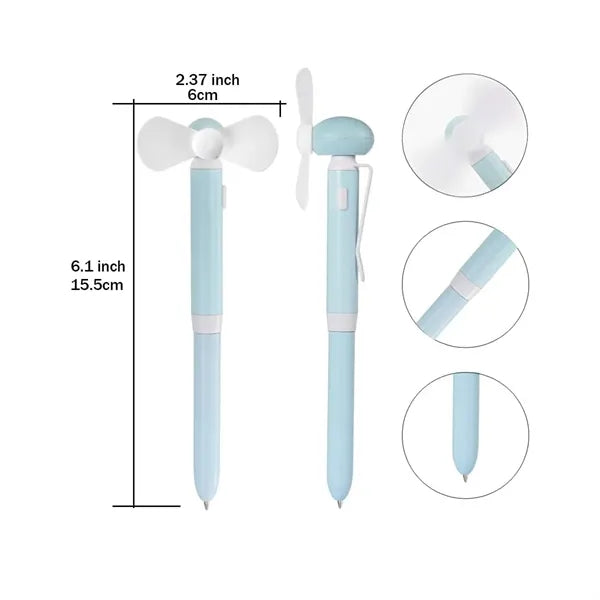 2-in-1 Ballpoint Pen with Mini Fan