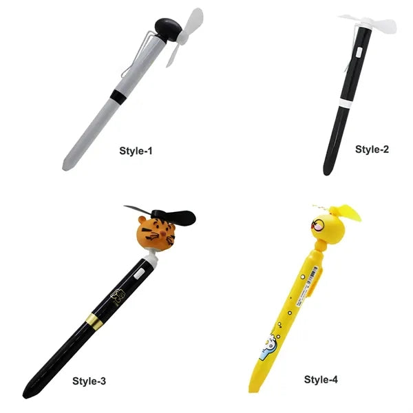 2-in-1 Ballpoint Pen with Mini Fan