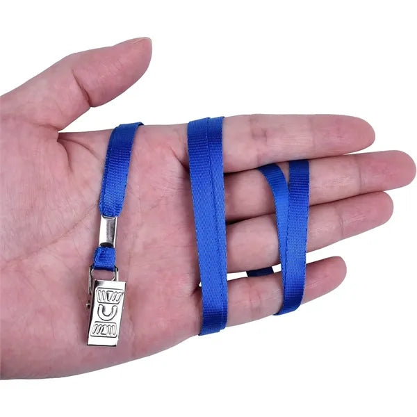 3/8" Lanyard/Mask Holder w/ 2 Bulldog Clips