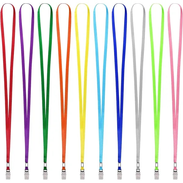 3/8" Lanyard/Mask Holder w/ 2 Bulldog Clips
