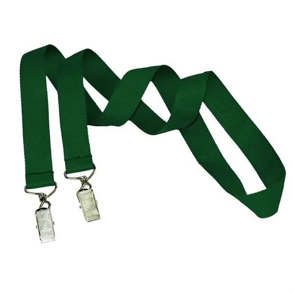 3/4" Custom Open Ended Polyester Lanyard w/ Badge Holder