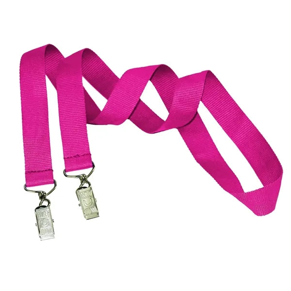 3/4" Custom Open Ended Polyester Lanyard w/ Badge Holder