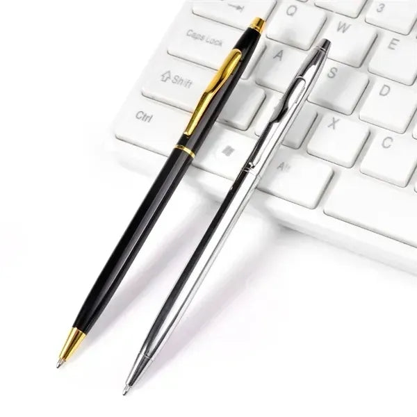 Slim Twist Mechanis Metallic Ballpoint Pens