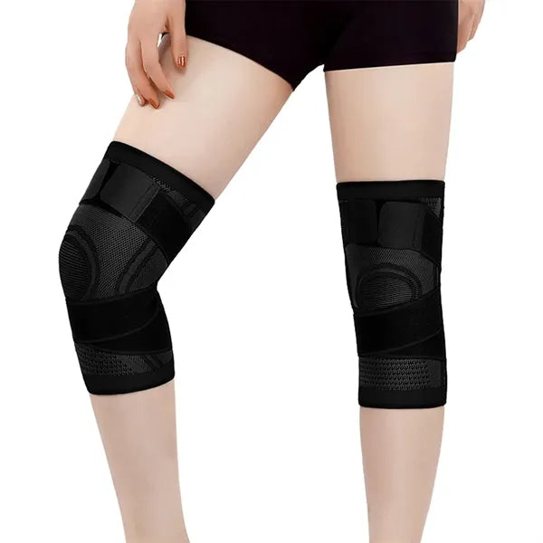 Sports compression knee pads
