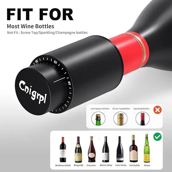 Press-Type Wine Bottle Vacuum Stopper