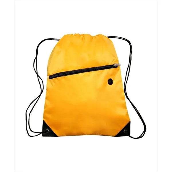 Union Printed - Custom Drawstring Bags with Pocket