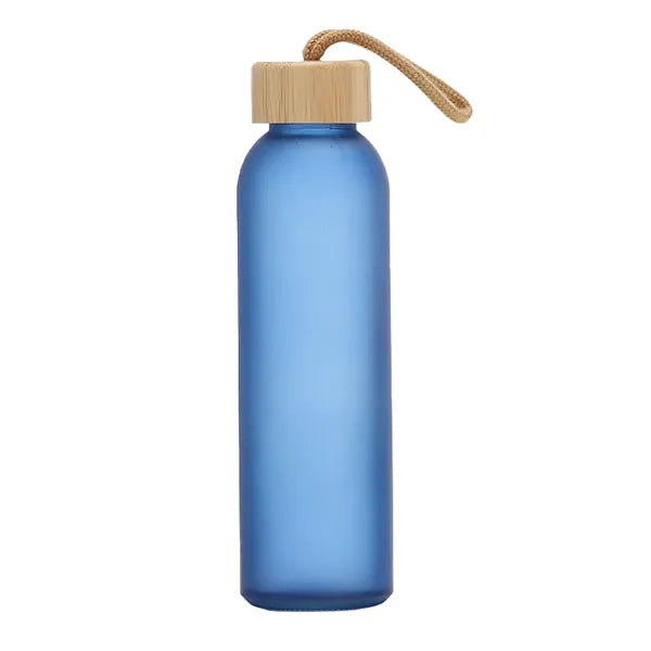 16Oz Multi-Colored Glass Water Bottle