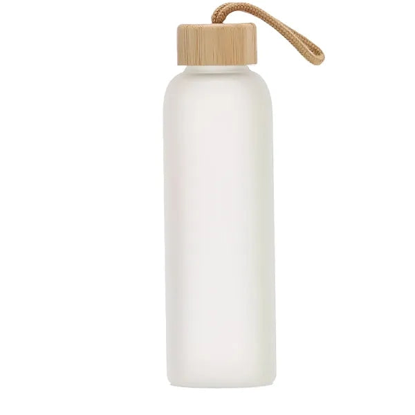 16Oz Multi-Colored Glass Water Bottle