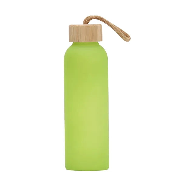 16Oz Multi-Colored Glass Water Bottle