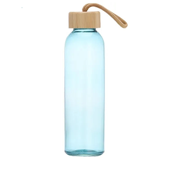 16Oz Multi-Colored Glass Water Bottle