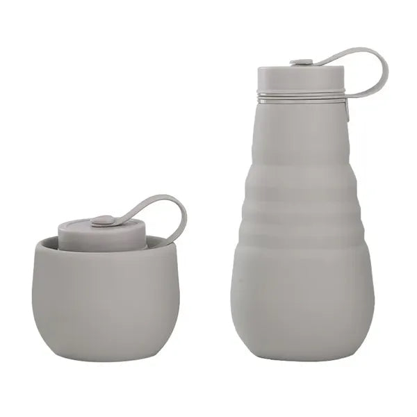 Silicone Handheld Folding Water Bottle