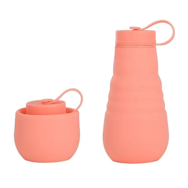 Silicone Handheld Folding Water Bottle