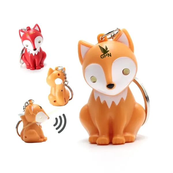 Fox LED Keychain